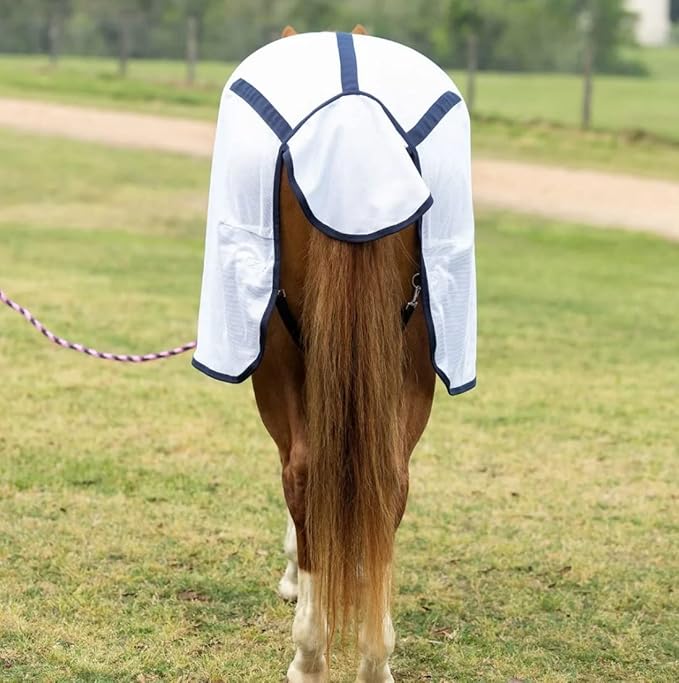 Tack Shack of Ocala- Reinsman Circle Y Breathable Mesh Fly Sheet, Fly Sheet for Horses, Mesh Fly Sheet, Fly Sheet, Breathable Comfy Fly Sheet (72)