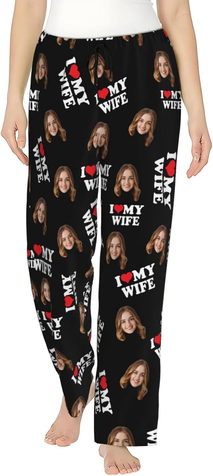 Personalized Pajama Pants For Men Women Custom Pajama Pants With Face Custom Face Pajamas Funny Customized Gifts