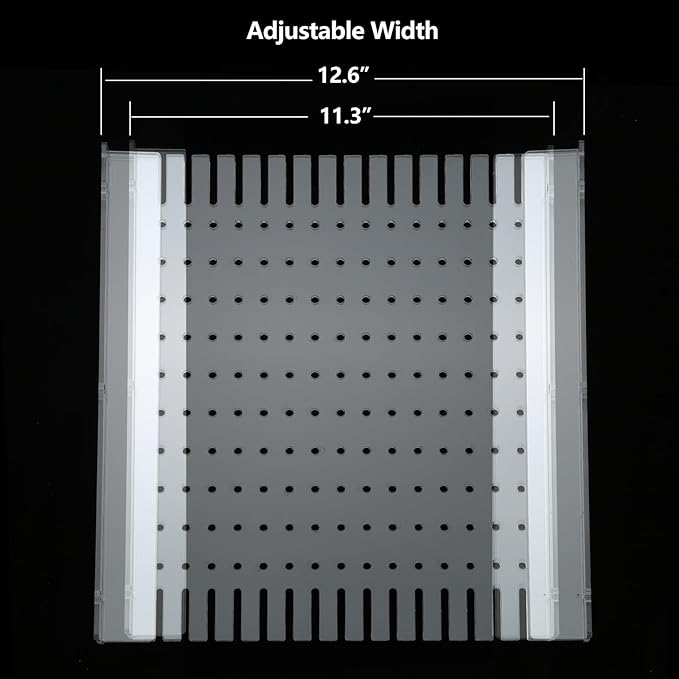 Aquarium Divider Clear 10/15/20 Gallon Fish Tank Divider with Suction Cups (15/20 Gallon)