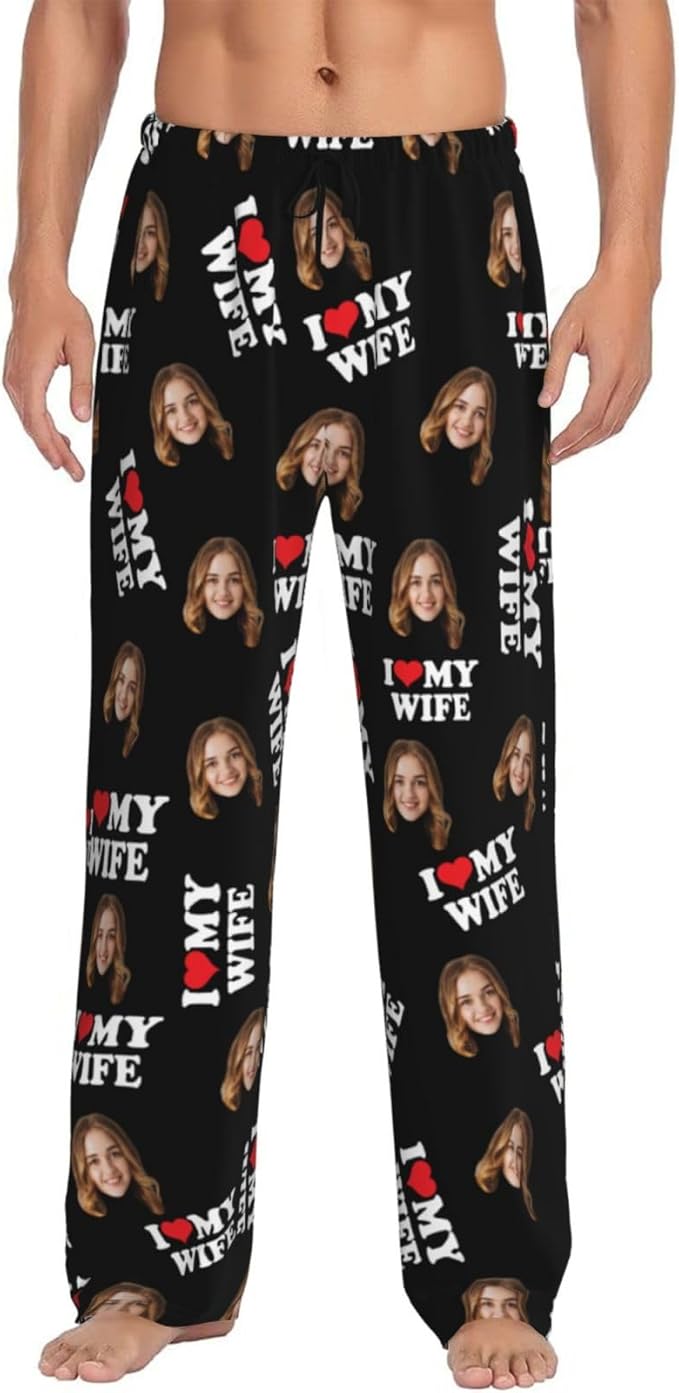 Personalized Pajama Pants For Men Women Custom Pajama Pants With Face Custom Face Pajamas Funny Customized Gifts