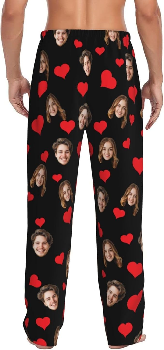 Personalized Pajama Pants For Men Women Custom Pajama Pants With Face Custom Face Pajamas Funny Customized Gifts