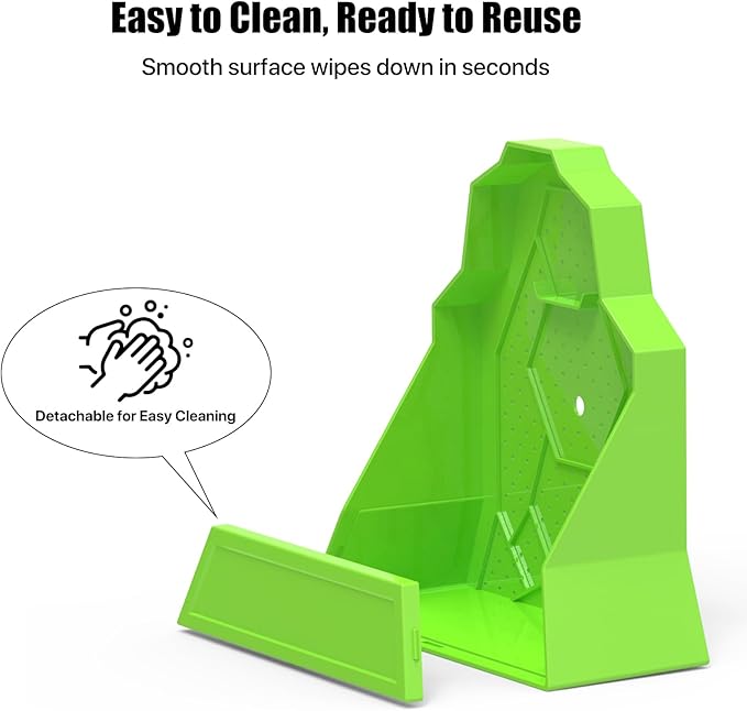 Reptile Insect Feeding Bowl with Suction Cup – Anti-Escape Corner Dish for Gecko, Frog, Chameleon – 6.5"x2.5"x6"