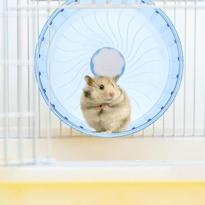 MERRYHAPY Hamster Wheel for Guinea Pig Chinchilla Gerbils Quiet Running Wheel Toy for Pets Hamster Toys for Cage Exercise and Activity