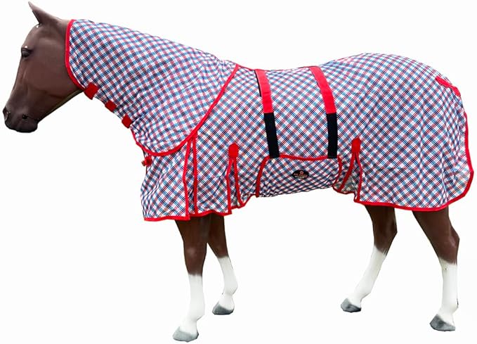 HILASON Horse Fly Sheet - Summer Spring UV Protection Mesh Bug Mosquito FlySheet for Horses | Fly-Sheet