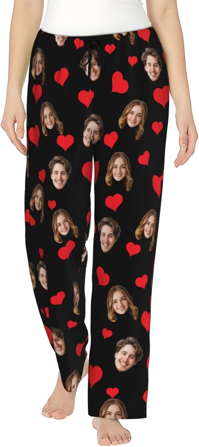 Personalized Pajama Pants For Men Women Custom Pajama Pants With Face Custom Face Pajamas Funny Customized Gifts