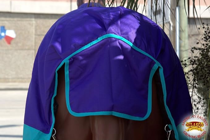 HILASON 1200D Winter Waterproof Poly Horse Blanket Belly Wrap | Turnout Blankets for Horses