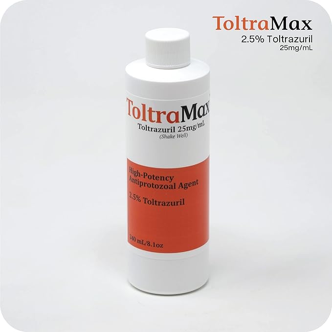 Toltrazuril 2.5% for Horses, Dogs, Cats, 960mL/32.4 Ounce, for Non-Food Chain Animals