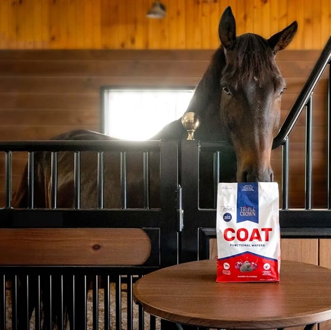 Triple Crown Coat Wafers, Functional Horse Wafers, Horse Coat Supplement, Horse Skin Supplement Wafer, 5 lbs
