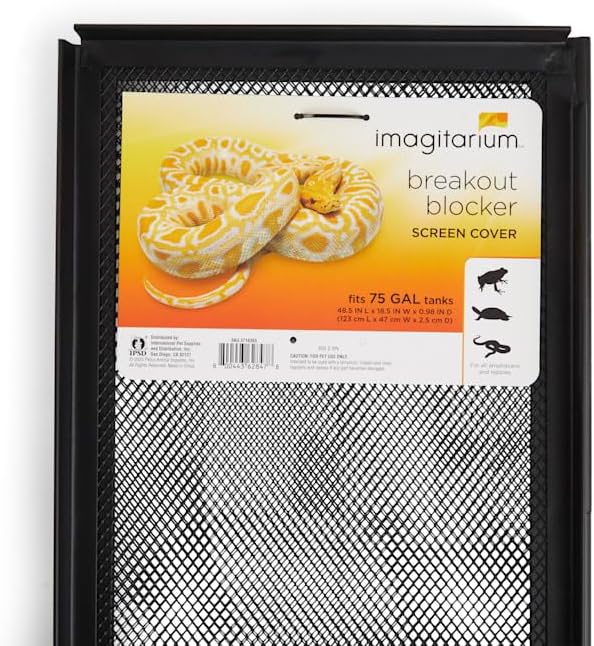 imagitarium Terrarium Screen Cover, 75 Gallon