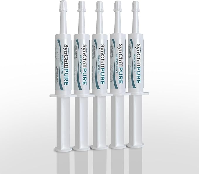 SynNutra Equine SynChill Pure 5-Pack – Non-Sedative Disposition Support for Horses – Plant-Based, L-Theanine-Free Formula for Calm, Confident Performance – 100% Natural & Competition Safe