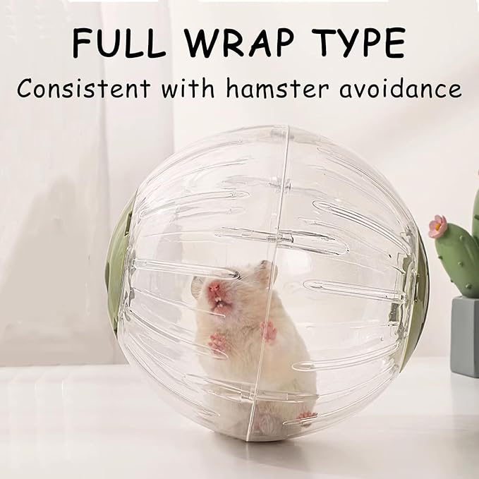 Large Hamster Wheel Sport Running Ball Hamster Toys for Hamsters Guinea Pig Mice Ferret Small Pet 7.3” x 7.3” x 7.3”