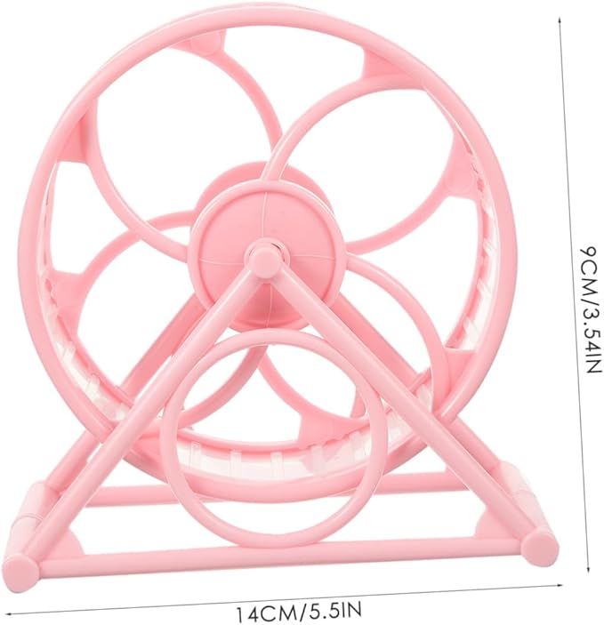 Milisten Silent Hamster Running Wheel Quiet Exercise Treadmill for Pets for Hamsters Guinea Pigs and Chinchillas Enhance Activity Reduce Boredom