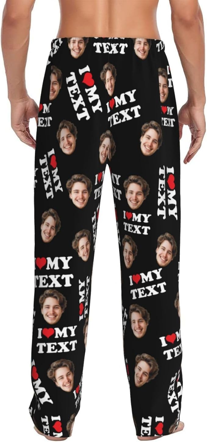 Personalized Pajama Pants For Men Women Custom Pajama Pants With Face Custom Face Pajamas Funny Customized Gifts