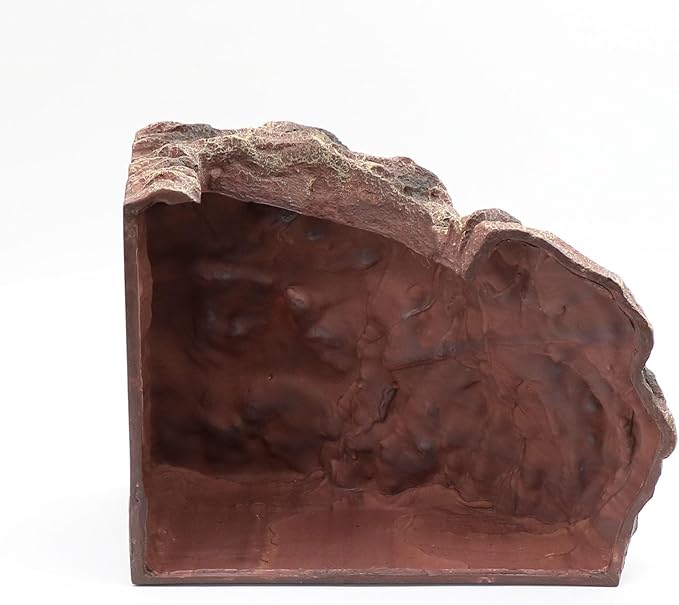 Large Reptile Hide Shale Scape Step Ledge, Reptile Cave Hideout, Bearded Dragons Accessories, Basking Rocks for Bearded Dragons