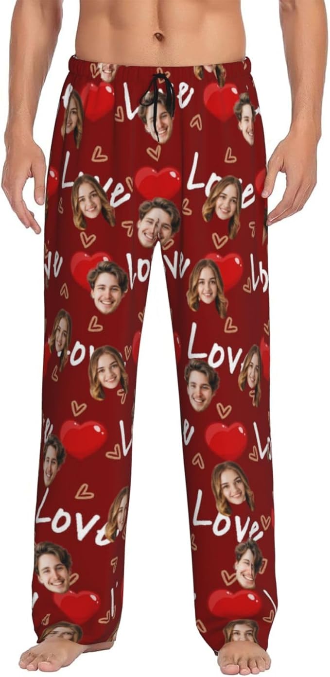 Personalized Pajama Pants For Men Women Custom Pajama Pants With Face Custom Face Pajamas Funny Customized Gifts