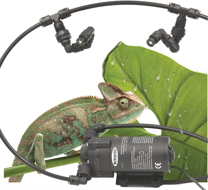 MRREPTILE Reptile Mister, Misting System for Reptiles Terrarium, Mister for Chameleon Turtle Lizard, MS200 Mister New Version, Tank Mister