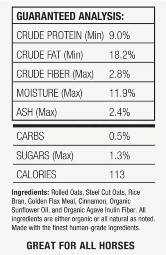 Horse Treats, Blonde Bits of Health, Low Carb/Sugar, A Softer Cookie, Wheat, Corn, Soy & Alfalfa Free, Made with Cinnamon & Agave, All Natural Ingredients, 15 lb