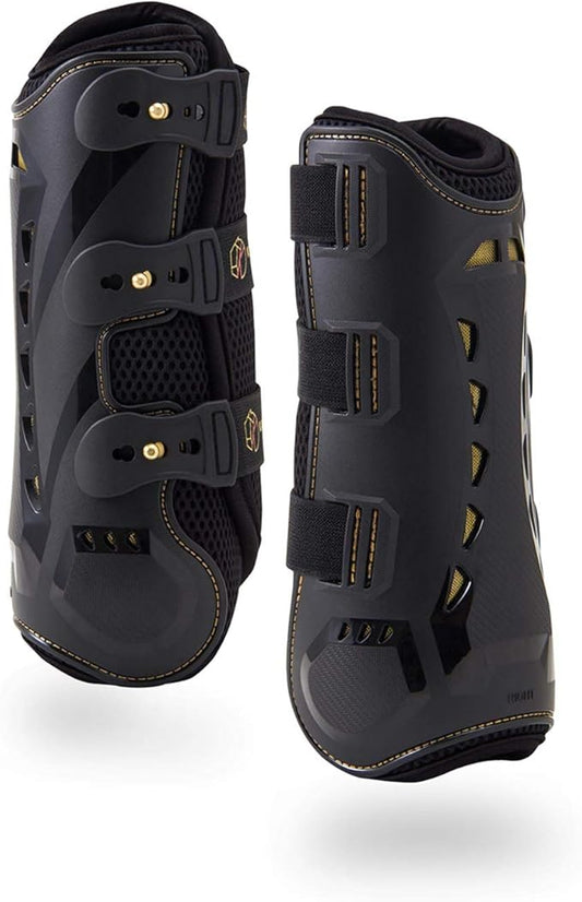 Kavallerie Classic Tendon Boots, Impact-Absorbing Material, Breathable & Evenly Distribute Pressure, Protect Tendon and Ligaments, Anti-Slip, Anti- Sore and Moisture Repellant Show Jumping Boots