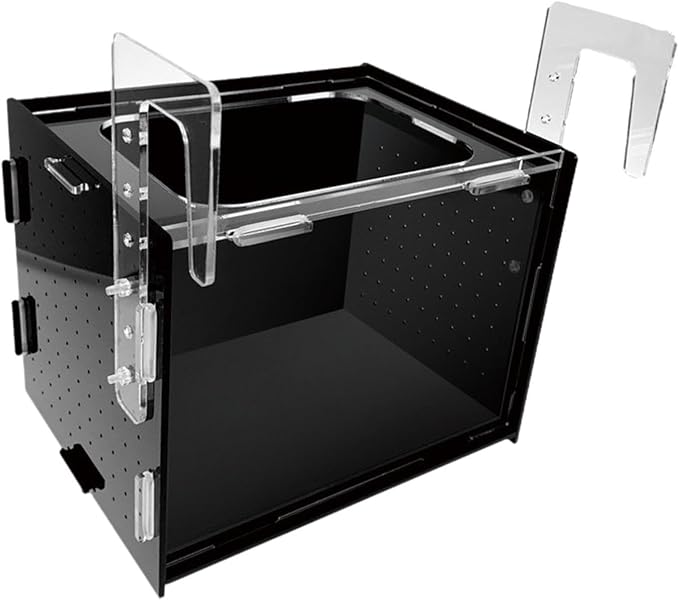 Fish Breeding Box Hatchery Sturdy Clear Acrylic Separation Incubator Isolation Box for Clownfish Betta Baby Fish Guppy, 30x20x20cm
