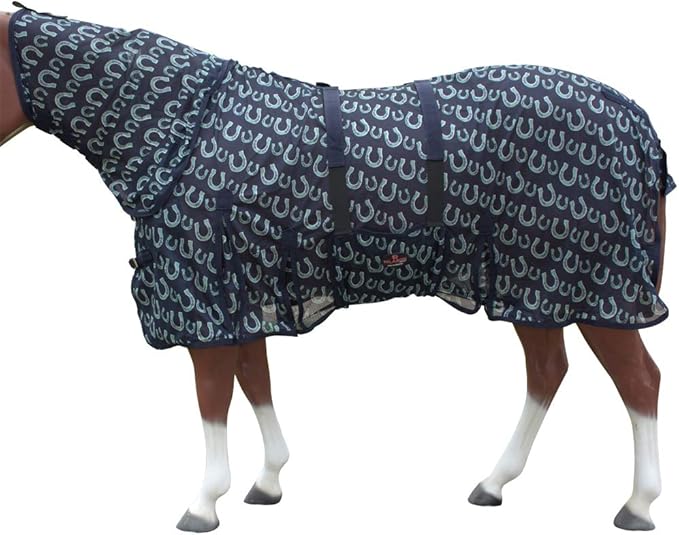 HILASON Horse Fly Sheet - Summer Spring UV Protection Mesh Bug Mosquito FlySheet for Horses | Fly-Sheet