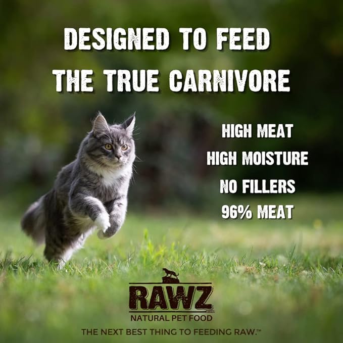Rawz Natural Premium Pate Canned Cat Wet Food - Made with Real Meat Ingredients No BPA or Gums - 5.5oz Cans 24 Count (Turkey & Salmon)