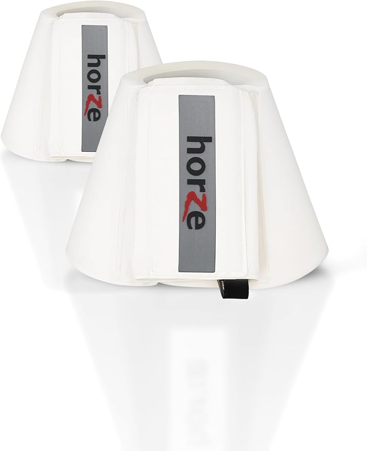HORZE Pro Overreach Bell Boots for Horses | Neoprene Pair