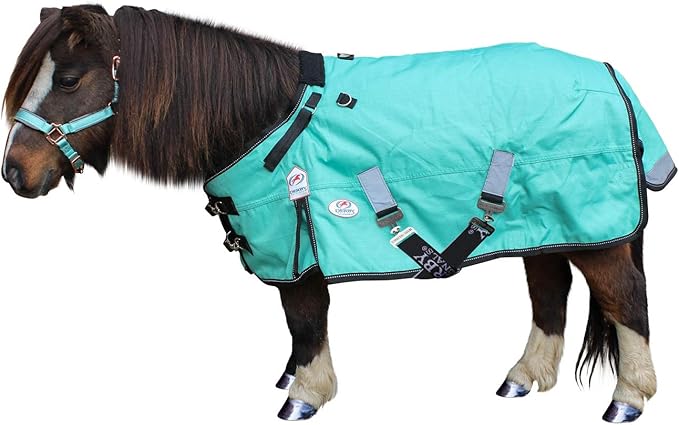 Derby Originals Nordic Tough 1200D Ripstop Waterproof Reflective Winter Mini Horse and Pony Turnout Blanket 300g Heavy Weight