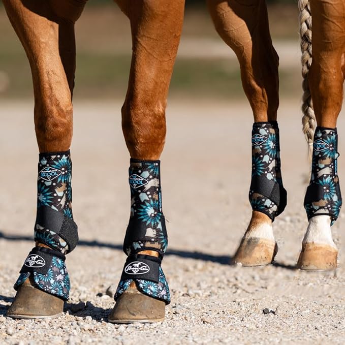 Professional's Choice 2XCOOL Sports Medicine Horse Boots | Protective & Breathable Design for Ultimate Comfort, Durability & Cooling in Active Horses | 2 Pack