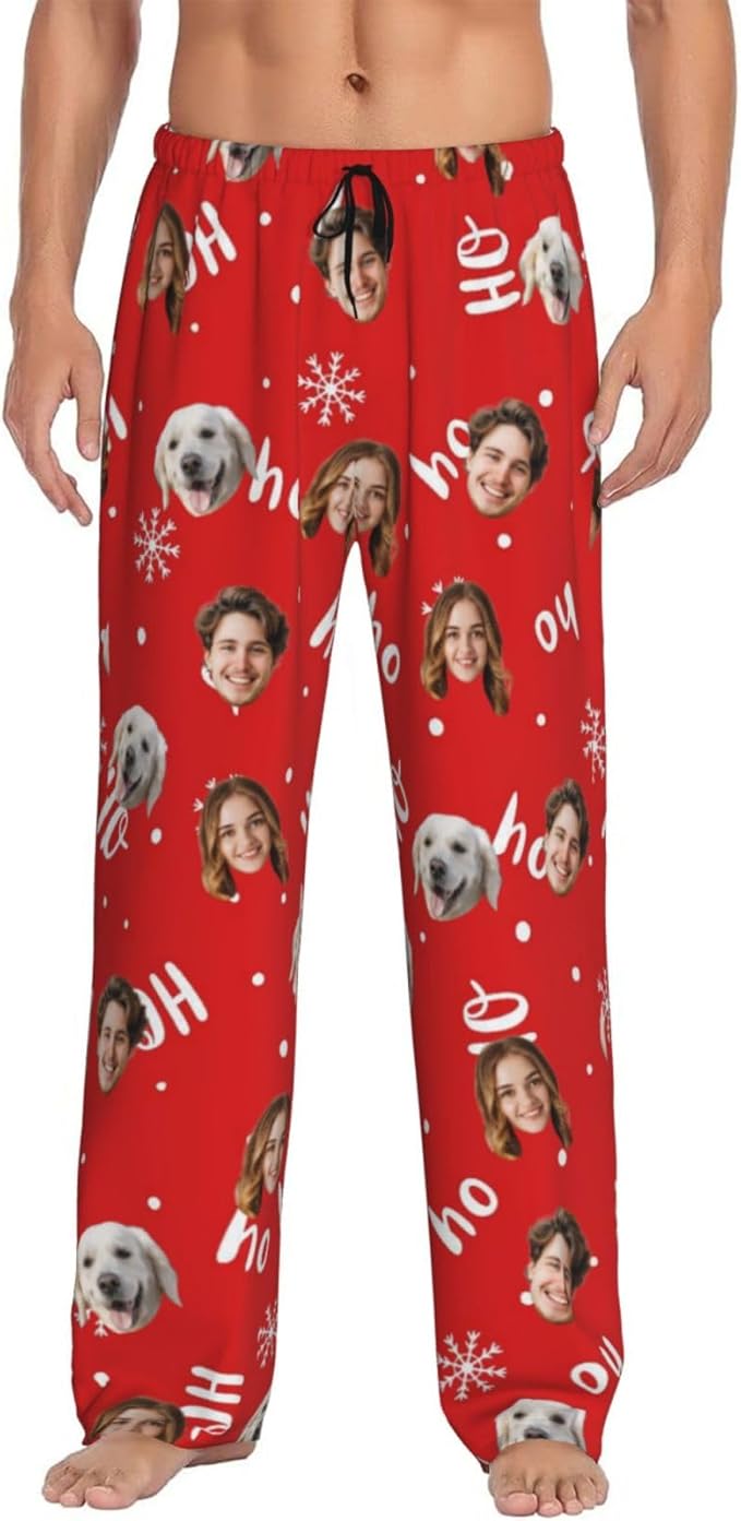 Personalized Pajama Pants For Men Women Custom Pajama Pants With Face Custom Face Pajamas Funny Customized Gifts