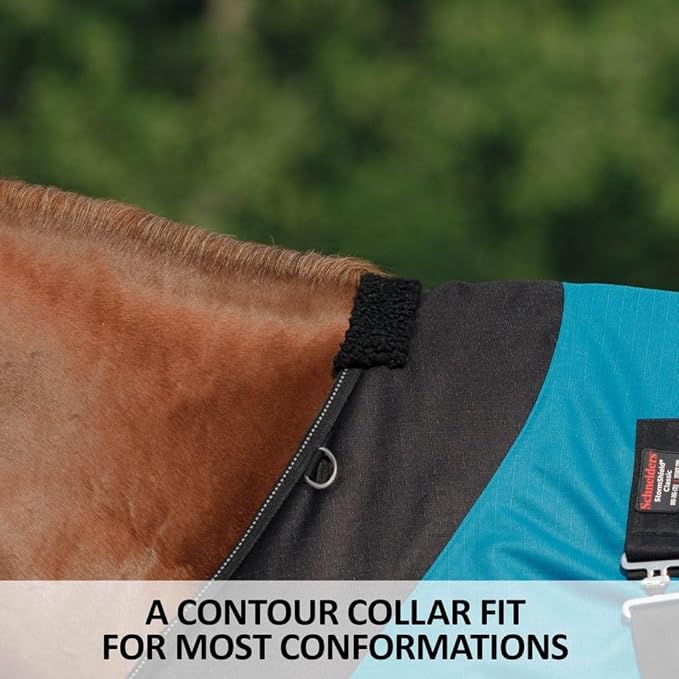 STORM SHIELD Contour Collar Classic II Horse Turnout Blanket | Bellyband Closure | Horse Blankets for Winter Waterproof | Weather Protection | Winter Horse Blanket
