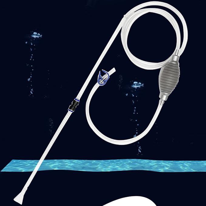 Yuly Aquarium Water Change Kit Fish for Tank Mini Siphon Gravels Vacuum Cleaner with Long Hose Small Tanks Maintenance Tool Gravel Cleaner for Aquarium
