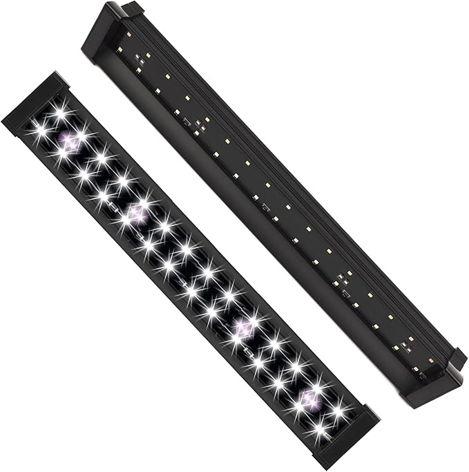 Reptile LED UVB Light – 16-INCH 18W UVB10.0 Linear UV Lamp for Bearded Dragons, Turtles & Lizards – Strip UVB Bar with UVA UVB Output, 8 X UV Beads, 6500K – Bulb-Free