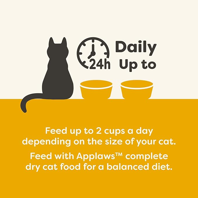 Applaws Natural Wet Cat Food in Broth, Limited and Natural Ingredients, High Protein with No Artificial Additives, Variety Chicken Selection in Broth (16 x 2.12 oz Easy-Open Cups)