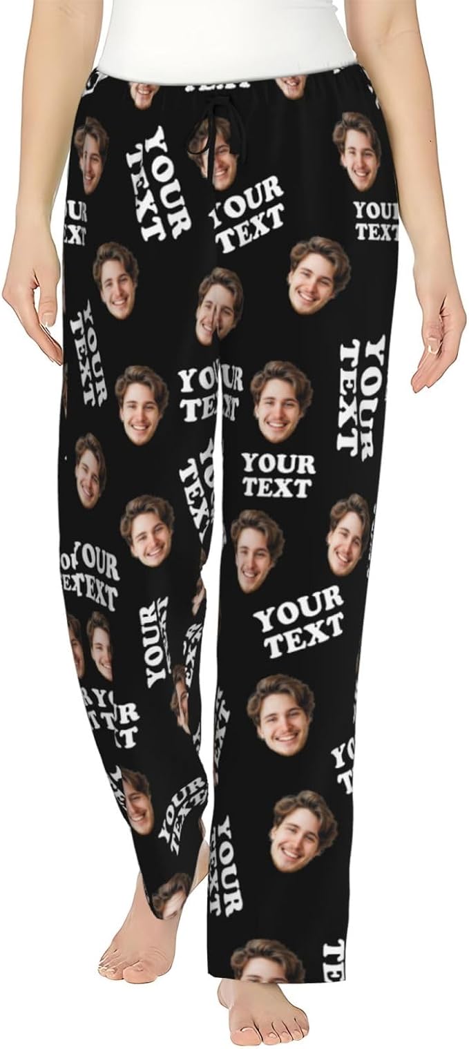 Personalized Pajama Pants For Men Women Custom Pajama Pants With Face Custom Face Pajamas Funny Customized Gifts