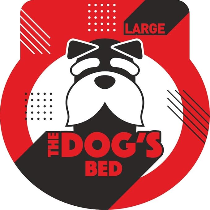 The Dog’s Bed, Large Oxford Blue/Red 36x27 Memory Foam, Pain Relief: Arthritis, Hip & Elbow Dysplasia, Post Surgery, Lameness, Supportive, Calming, Waterproof Washable Cover, Veterinary Approved
