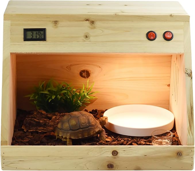 OMEM Reptile Food Bowl Water Dish,Feeding Dish, Birds Bowl (L, White)