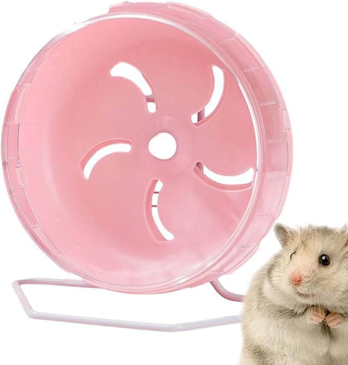 Doefo Silent Hamster Wheel 6 Inch - Quiet Hamster Wheel Dwarf Hamster Toys | Hamster Exercise Wheels Small Animal Toys, Exercise Wheel for Hamsters, Gerbils, Mice, Hedgehog