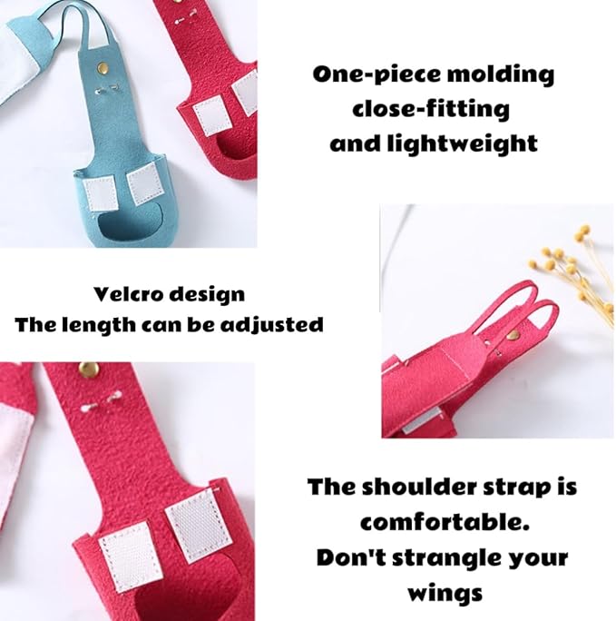 Parrot Clothes, Bird Diapers, Tiger Skin Peony, Flight Suit - Key Features for Avian Comfort and Style (Yellow, M, Count, 1)