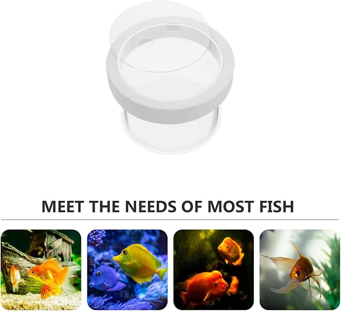 Breeder Box for Fish Tank : Acrylic Floating Aquarium Breeding Box Transparent Fish Tank Hatchery Incubator for Clownfish Guppy Shrimp, 4.72X4.72X3.14in