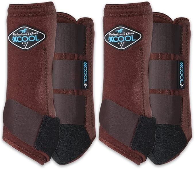 Professional's Choice 2XCOOL Sports Medicine Horse Boots | Protective & Breathable Design for Ultimate Comfort, Durability & Cooling in Active Horses | 2 Pack