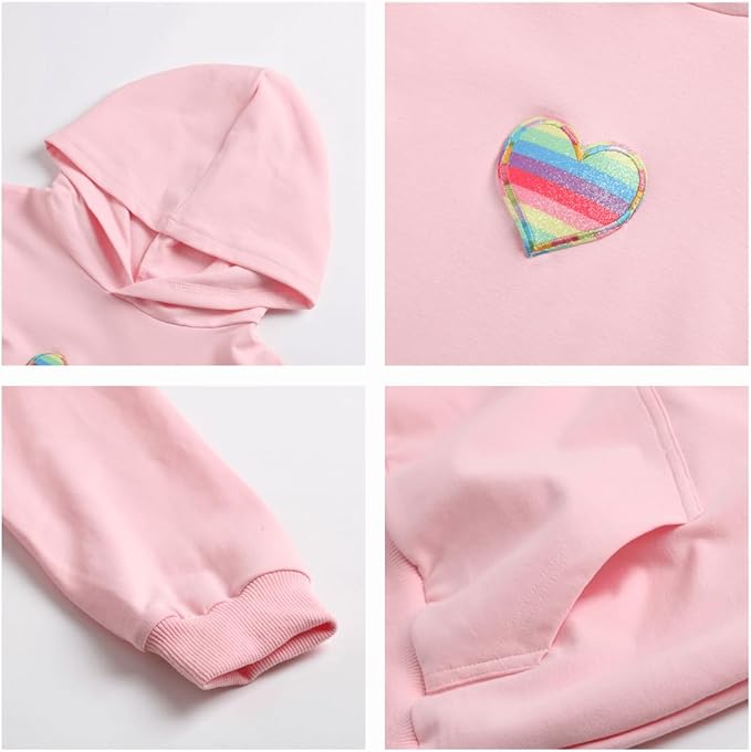 WELAKEN Sweatshirts for Girls Toddler & Kids II Little Girl's Pullover Tops Sweaters & Hoodies