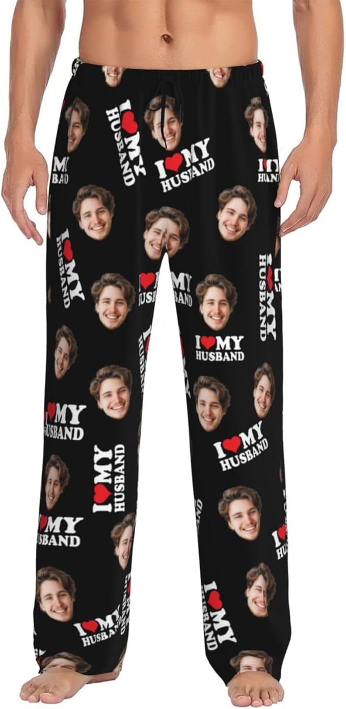 Personalized Pajama Pants For Men Women Custom Pajama Pants With Face Custom Face Pajamas Funny Customized Gifts