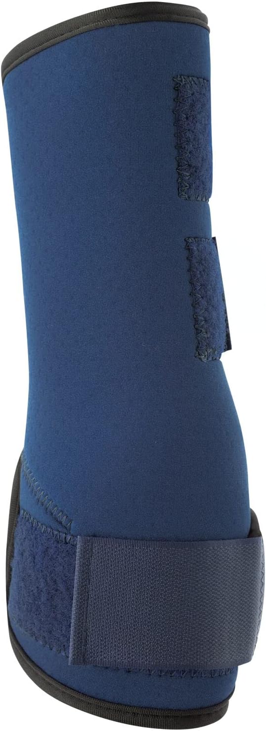 HORZE Brushing Splint Boots for Horses (Pair) - Durable Neoprene, Secure Closure, Lightweight - Blue - L