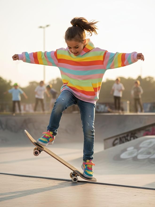 WELAKEN Sweatshirts for Girls Toddler & Kids II Little Girl's Pullover Tops Sweaters & Hoodies