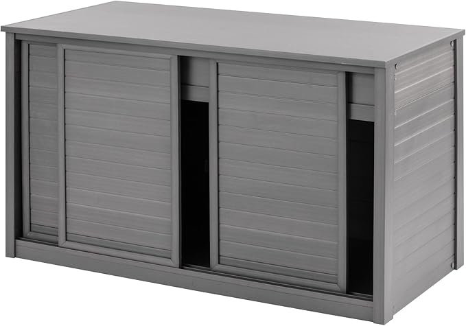 New Age Pet ECOFLEX Large Reptile Enclosure with Matching Cabinet Stand Set in Grey