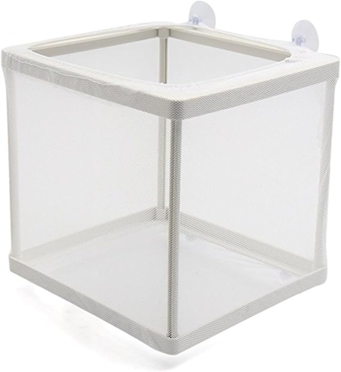 White Nylon Mesh Fish Fry Hatchery Breeder Box Separation Net by XMHF