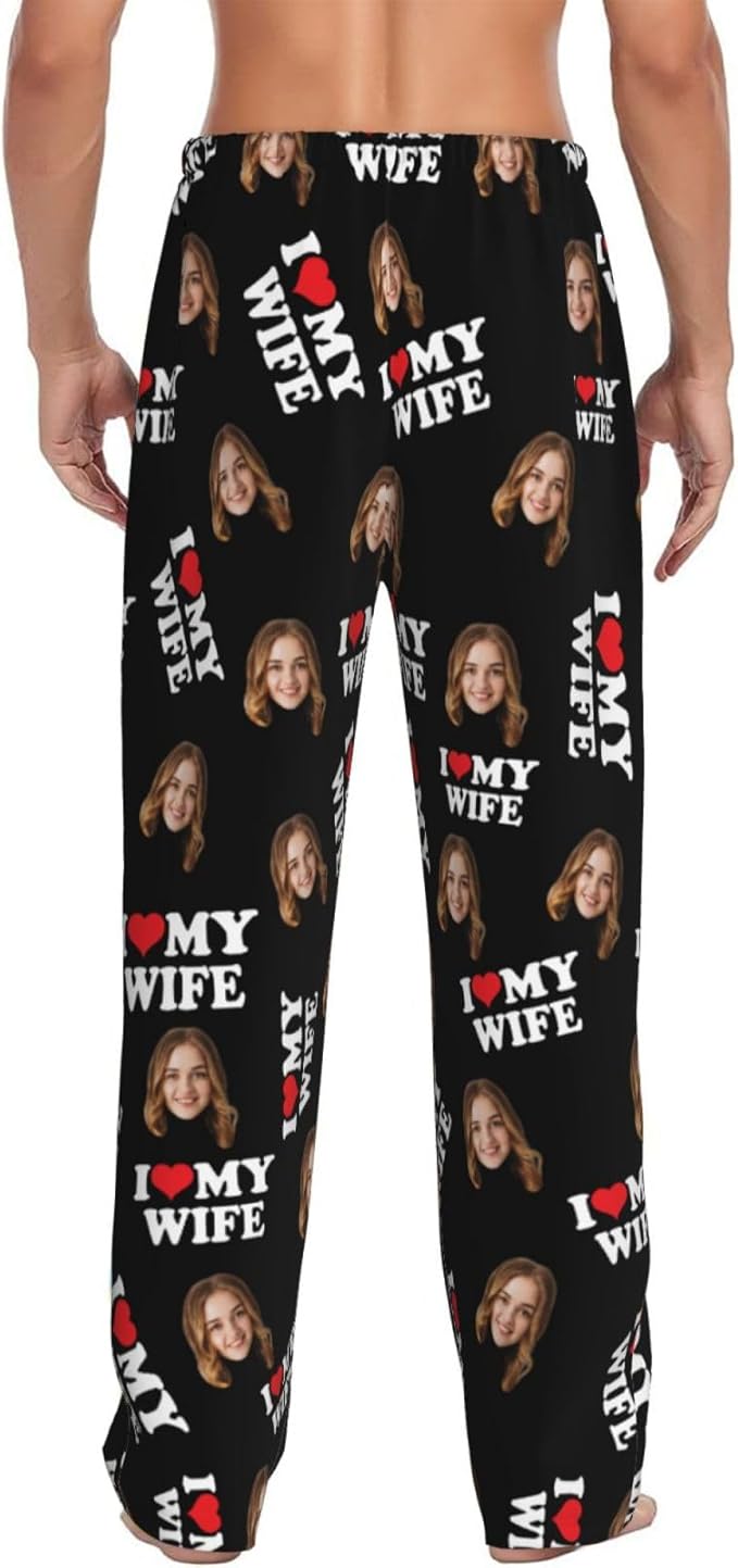 Personalized Pajama Pants For Men Women Custom Pajama Pants With Face Custom Face Pajamas Funny Customized Gifts