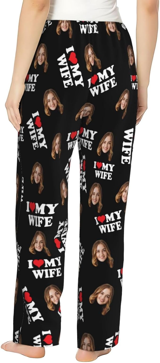 Personalized Pajama Pants For Men Women Custom Pajama Pants With Face Custom Face Pajamas Funny Customized Gifts
