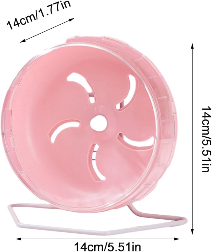 Doefo Silent Hamster Wheel 6 Inch - Quiet Hamster Wheel Dwarf Hamster Toys | Hamster Exercise Wheels Small Animal Toys, Exercise Wheel for Hamsters, Gerbils, Mice, Hedgehog