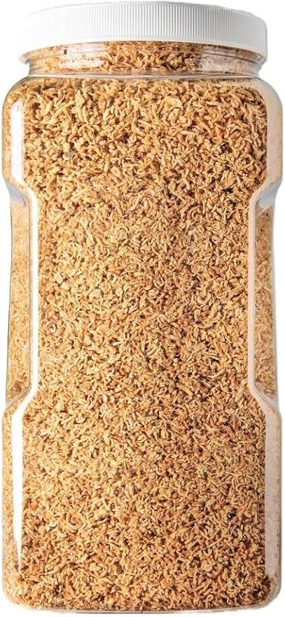 Aquatic Foods Inc. Plankton & Mysis Shrimp -Freeze Dried Floating Small Plankton/Mysis for Marines, Corals, Anemones, Koi & Pond Fish, Cichlids, All Tropical Fish…6oz Med Jar